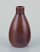 Ingrid and Erich Triller, Sweden.Unique ceramic vase decorated with brown-toned glaze.From ...