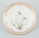 Royal Copenhagen Flora Danica plate. Hand-painted. 24-carat gold leaf.