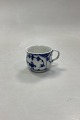 Royal Copenhagen Blue Fluted Half Lace Mustard Pot without Lid No. 744