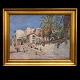 Viggo Langer, 1860-1942, oil on canvasVeyre-Monton, FranceSigned and dated 1931Visible ...