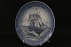 Ship plate, No. 12, from 1990. The plate is painted with Iron steam ship, with the text S.S. ...