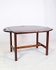 Butler table in 
mahogany of 
Danish design 
with brass 
fittings from 
around the ...