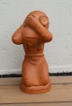 L. Hjorth 601 Large kneeling women with jar 49 cm 687 Gertrud KudielkaLauritz Hjorth Ceramics ...