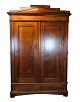 Late Empire mahogany wardrobe from around the 1840s.Measurements in cm: H:230 W:143 D:56.5