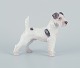Bing & 
Grøndahl, 
porcelain 
figurine of a 
Wire Fox 
Terrier.
Model number 
...