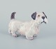 Dahl Jensen, porcelain figurine of a Sealyham Terrier.