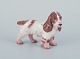 Bing & 
Grøndahl, 
porcelain 
figurine of a 
Cocker Spaniel.
Model number 
2172.
Approximately 
from ...