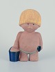 Lisa Larson for Gustavsberg. Stoneware figurine from "Children of the World" 
series.