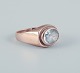 Danish 
goldsmith, 14 
karat gold ring 
adorned with 
semi-precious 
gemstone. Art 
Deco design.
From ...