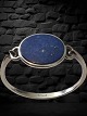 N.E. From. Sterling Silver Bracelet with Lapis Lazuli - Denmark 1960s