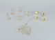 Royal 
Copenhagen 
"Royal 
Christmas". Set 
of ten brass 
...