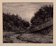 Carl Bloch 
(1834–1890). 
Etching of a 
moonlit summer 
evening.
Dated 1880.
In perfect ...