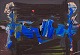 Leif Knudsen 
(1928-1975), 
Swedish artist. 
Mixed media on 
paper.
Abstract 
composition.
Signed ...