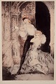 Louis Icart (1888-1950). Color lithograph. Don Juan.1920s.Signed in pencil.In perfect ...