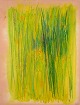 Monique Beucher 
(1934), French 
artist. Mixed 
media on paper.
Abstract 
composition. 
Colorful ...
