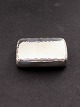 Pill box plated silver 5.5 x 3.6 cm. Item No. 551146