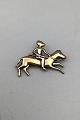 F. Hingelberg 
Gilt Sterling 
Silver Brooch 
(Guldhornsmotiv 
1639) Measures 
2.5 cm x 4.7 cm 
(0.98 ...