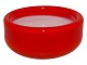 Holmegaard 
Palet, small 
low edge round 
red bowl.
Designet by 
Michael Bang in 
...