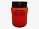 Holmegaard 
Palet, red 
lidded jar for 
coffee.
Designed by 
Michael Bang in 
1970.
Height 14.5 
...