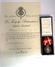 Merit Medal. Frederik lX in silver. Diameter 38 mm. Original box included. With papers.