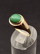 14 carat gold ring  with jade