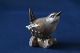 Little Lyngby bird figure,Decoration number 075.1. sorting.Height 5.5 cm., length ...