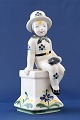 Aluminia Children's aid figure Chimney sweeper from 1953.Height 17.0 cm.The Children's Aid ...