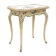 Swedish faience 
tray top table 
Stralsund circa 
1770
H: 75cm. Top: 
72x49cm