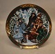 Royal 
Copenhagen 1991 
RC Christmas in 
Denmark plate 
21.2 cm 
Bringing home 
the Christmas 
tree ...