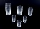 Baccarat, 
France. A set 
of six "Nancy" 
assorted drink 
glasses in 
clear crystal 
...