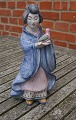 Hjorth figurine No 531 by L. Hjorth ceramics, Bornholm. Beautiful stoneware figurine in the blue ...