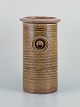 Richard Manz, 
Danish 
ceramist. Large 
unique ceramic 
vase with glaze 
in dark sandy 
...