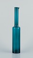 Nanny Still 
(1926-2009) for 
Riihimäen Lasi, 
Finland.
Vase/bottle in 
petrol blue 
mouth-blown art 
...