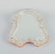 Murano, Italy. 
Mirror in art 
glass. Clear 
mouth-blown 
glass.