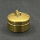 Diameter 4 cm.
Charming older 
box brass with 
green lining 
for collar 
buttons.
It is in good 
...