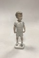 Bing and 
Grondahl 
Figurine Boy 
Kaj No. 1617. 
Measures 20 cm 
/ 7.88 in. 
Designed by 
Ingeborg ...