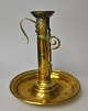 Brass chamber 
candlestick, 
19th century 
Denmark. H.: 18 
cm. Dia. bowl: 
15.5 cm.
Perfect 
condition!