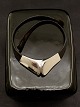 Lapponia 
Finland 
necklace 
sterling silver 
with black 
leather design 
Poul Hovgaard 
item no. 552069