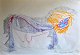 Zwick, Lis 
(1942- 2020) 
Denmark/Sweden: 
An animal. 
Pastel on 
paper. Signed 
1985. 20 x 390 
...