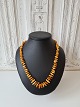 Long vintage 
necklace with 
polished amber 
pieces 
Length 64 cm. 
The amber 
pieces is in 
size ...