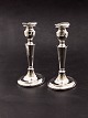 Sterling silver 
candlesticks H 
19 cm. on oval 
foot from  
Svend Toxværd 
Copenhagen item 
no. 552498