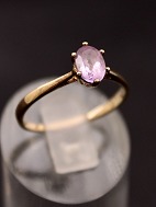 8 carat gold ring size 59 with pink stone