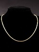 14 carat gold necklace 38 cm. weight 9.3 grams stamped 585 GIFA subject no. 552520