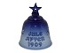 Bing & 
Grondahl, small 
Christmas Bell 
with 1909 
Christmas plate 
decoration.
Decoration 
number ...