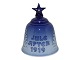 Bing & 
Grondahl, small 
Christmas Bell 
with 1919 
Christmas plate 
decoration.
Decoration 
number ...