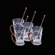 Svend 
Weihrauch. Set 
of four 
Sterling Silver 
Toddy Glass 
Holders with 
Spoons.
Handles with 
...
