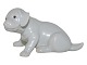 Royal Copenhagen dog figurine, pointer puppy with matte white glaze.Decoration number ...