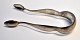 Sonderjydsk silver sugar tongs, 19th century. With decorations. Without master stamps. With the ...