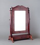 Mahogany tilting mirror with pull-out drawer, Denmark.