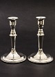 A pair of 830 
silver 
candlesticks H. 
15.5 cm. from 
silversmith 
Svend Toxværd 
Copenhagen 
subject ...